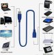 Verk Kabel przedłużacz przedłużka usb 3.0 adapter ekranowany 1,5m Kabel przedłużacz przedłużka usb 3.0 adapter ekranowany 1,5m 9