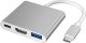 HUB USB Verk Przejściówka adapter 3w1 hub usb-c usb 3.0 hdmi 4k Przejściówka adapter 3w1 hub usb-c usb 3.0 hdmi 4k 2