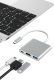 HUB USB Verk Przejściówka adapter 3w1 hub usb-c usb 3.0 hdmi 4k Przejściówka adapter 3w1 hub usb-c usb 3.0 hdmi 4k 3