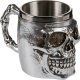 Out of the blue Kubek Stalowa Srebrna Czaszka - Prezent na Haloween 1