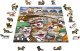 WOODEN CITY Drewniane Puzzle z figurkami  Kotki w Wenecji rozm. M, 150 elementów 1