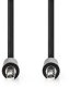 Nedis Nedis CAGL22005BK10 kabel audio 1 m 3.5mm Czarny 2
