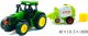 tomdorix Zestaw Farmerski 3w1 Traktor z Napędem + Siewnik, Prasa i Opryskiwacz 6