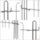 Kadax KADAX Furtka Bramka Ogrodowa Do Płotka metal Klasyczna Panelowa 72 cm Ogród 3