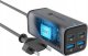 Ładowarka ForCell FORCELL F-ENERGY GaN III VT-49 ładowarka biurkowa 2 x Typ C + 2 x USB A PD QC4.0 SFC2.0 5A 100W szara 2