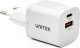 Ładowarka Unitek Unitek Ładowarka sieciowa 1x USB-A 1x USB-C QC PC 3.0 33W biała 1