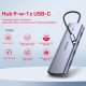 HUB USB Unitek 9w1 USB C Gigabit Ethernet HDMI VGA 3x USB A czytnik kart PD 100W 11
