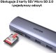 HUB USB Unitek 9w1 USB C Gigabit Ethernet HDMI VGA 3x USB A czytnik kart PD 100W 14