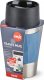 Emsa TRAVEL MUG Compact thermal mug (blue/stainless steel, 0.3 liters, screw cap) 1