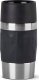 Emsa TRAVEL MUG Compact thermal mug (black/stainless steel, 0.3 liters, screw cap) 2