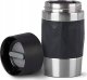 Emsa TRAVEL MUG Compact thermal mug (black/stainless steel, 0.3 liters, screw cap) 3