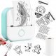Drukarka etykiet Phomemo Phomemo T02 Drukarka Termiczna Bluetooth Do Zdjęć Naklejek Notatek Etykiet / Żółty 6