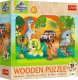 Trefl Puzzle drewniane Poznaj dinozaury 24 elementy (20276) 1
