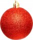 Christmas decoration BOMBKA DEKORACYJNA PLASTIKOWA 6CM SET 12SZT CZERWONY 2