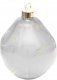 Christmas decoration BOMBKA FORMÓWKA SZKLANA KROPLA LED 10CM SILVER 2