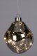 Christmas decoration BOMBKA FORMÓWKA SZKLANA KROPLA LED 10CM SILVER 5