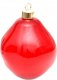 Christmas decoration BOMBKA FORMÓWKA SZKLANA KROPLA LED 10CM RED 1