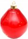 Christmas decoration BOMBKA FORMÓWKA SZKLANA KROPLA LED 10CM RED 2