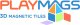 Playmags Klocki magnetyczne 3D Playmags 170 zestaw 80 elementów 5