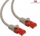 Maclean Patchcord, Cat6, 1m, szary (MCTV-301S) 1