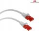 Maclean Patchcord, Cat6, 1m, bialy (MCTV-301W) 1