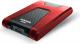 Dysk zewnętrzny HDD ADATA HD650 2TB Czarno-czerwony (AHD650-2TU31-CRD) 2