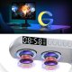 4kom.pl Lampa inteligentna wielofunkcyjna z ładowarka QI 15W głośnik Bluetooth lampka nocna LED RGB Alogy Biała 7