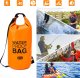 4kom.pl Worek wodoszczelny wodoodporny 20L Pokrowiec Torba na kajak żagle PVC do sportu Pomarańczowy 3