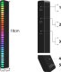 4kom.pl Lampa LED RGB Lampka USB migająca w rytm muzyki Listwa Smart Bar 18cm kolorowa 32bit Gaming Alogy Czarny 2
