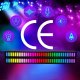 4kom.pl Lampa LED RGB Lampka USB migająca w rytm muzyki Listwa Smart Bar 18cm kolorowa 32bit Gaming Alogy Czarny 5