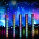4kom.pl Lampa LED RGB Lampka USB migająca w rytm muzyki Listwa Smart Bar 18cm kolorowa 32bit Gaming Alogy Czarny 7