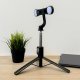Selfie stick 4kom.pl Selfie stick Uchwyt na telefon statyw z podwójną lampą Ring LED Tripod z pilot Bluetooth Czarny 16