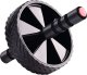 4kom.pl Kółko roller do ćwiczeń mięśni brzucha biceps ABS Wheel Fitness koło trening sport czarny 1