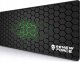 4kom.pl Podkładka na biurko pod myszkę mysz klawiaturę Mata ochronna antypoślizgowa gamingowa XXL 90x40 cm Hexagon Czarna 12