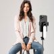 Selfie stick 4kom.pl Kijek Selfie Stick uchwyt do telefonu zdjęć statyw Tripod L15 z Lampa LED + Pilot Bluetooth na telefon Czarny 13