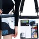4kom.pl Etui wodoodporne na telefon 7.2" saszetka Case torba z pasek na ramię uniwersalne duże wodoszczelne 23x25cm Czarne 10