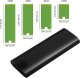 Kabel USB 4kom.pl Obudowa adapter dysku kieszeń na dysk SSD NGFF m.2 USB 3.1 USB-C typ-c 2230-2280mm Czarna 3