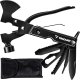 4kom.pl Narzędzie wielofunkcyjne Multitool 17w1 Siekiera siekierka Młotek Zestaw Wielofunkcyjny Survival + Etui pokrowiec Czarny 14