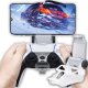 4kom.pl Uchwyt na telefon do Pada Gamepada do Sony PlayStation 5 PS5 DualSense Mocowanie klips Biały 12