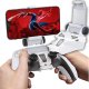 4kom.pl Uchwyt na telefon do Pada Gamepada do Sony PlayStation 5 PS5 DualSense Mocowanie klips Biały 15