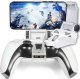 4kom.pl Uchwyt na telefon do Pada Gamepada do Sony PlayStation 5 PS5 DualSense Mocowanie klips Biały 16