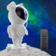 Lampki choinkowe 4kom.pl Projektor gwiazd galaktyk - ludzik astronauta z głośnikiem głośnik Bluetooth lampka LED RGB do pokoju dziecka +Pilot Biały 10