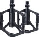 4kom.pl Pedały rowerowe platformowe do roweru MTB aluminiowe 9/16" Aluminium czarne komplet [2szt.] 15