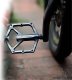 4kom.pl Pedały rowerowe platformowe do roweru MTB aluminiowe 9/16" Aluminium czarne komplet [2szt.] 6