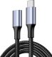 Kabel USB 4kom.pl Kabel przedłużacz przedłużka USB-C typ C 3.1 Gen2 Thunderbolt 100W PD 10Gbs 4K 2M Adapter przewód nylon oplot mocny 13