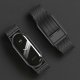 4kom.pl Bransoleta na zegarek Opaska do smartwatcha 15mm do Xiaomi Mi Band 8 / 8 NFC / 9 / 9 NFC Czarna 1