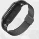 4kom.pl Bransoleta na zegarek Opaska do smartwatcha 15mm do Xiaomi Mi Band 8 / 8 NFC / 9 / 9 NFC Czarna 6