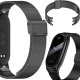 4kom.pl Bransoleta na zegarek Opaska do smartwatcha 15mm do Xiaomi Mi Band 8 / 8 NFC / 9 / 9 NFC Czarna 7