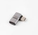 Adapter USB MicroConnect USB-C - USB-C Srebrny  (Premium USB4 Gen 3x2 USB-C) 1