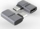 Adapter USB MicroConnect USB-C - USB-C Srebrny  (Premium USB4 Gen 3x2 USB-C) 4